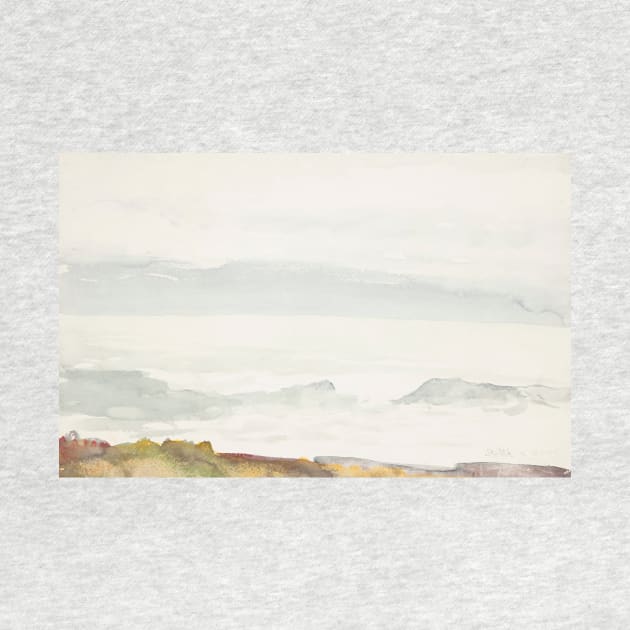 Ocean Seen from a Cliff, Prout's Neck, Maine by Winslow Homer by Classic Art Stall